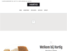 Tablet Screenshot of hartig.nl